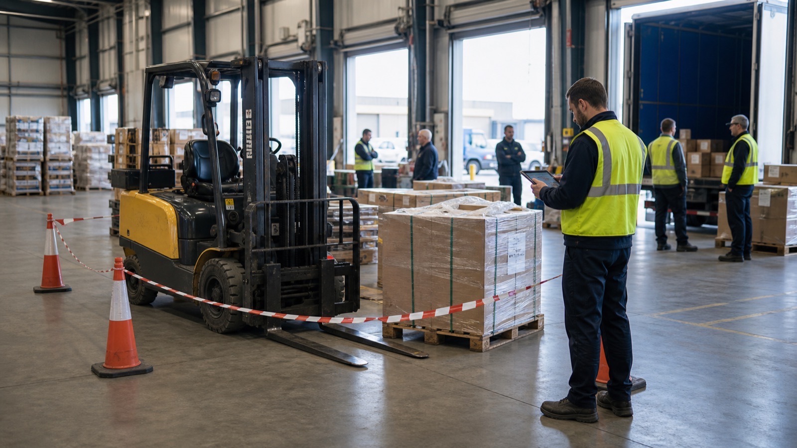 Forklift support insight for downtime