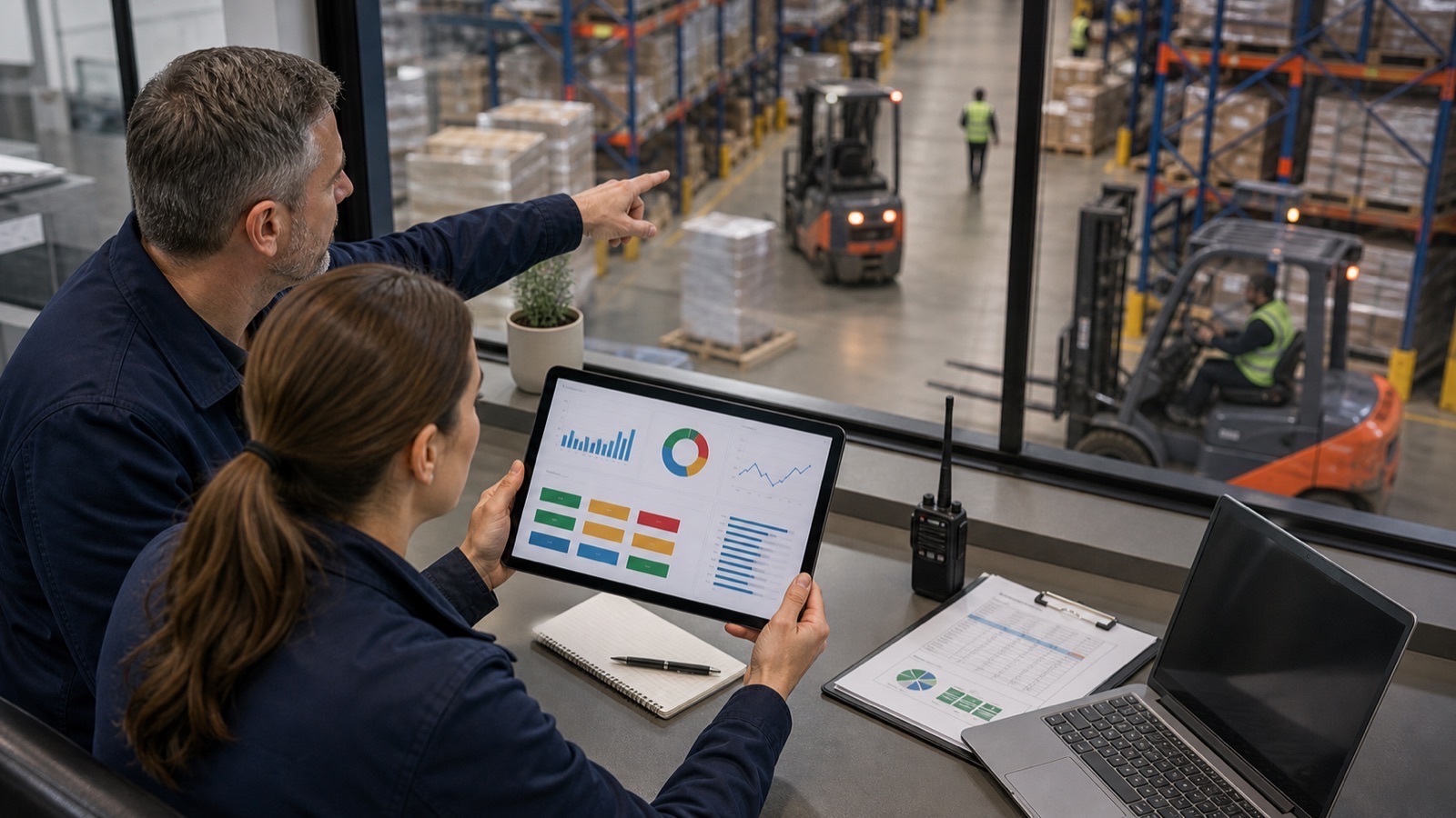 Forklift support insight for fleet data