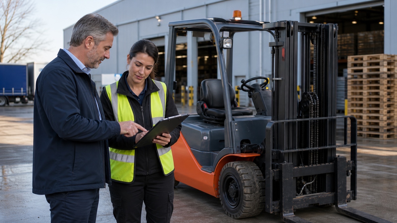 Forklift support insight for hire cost