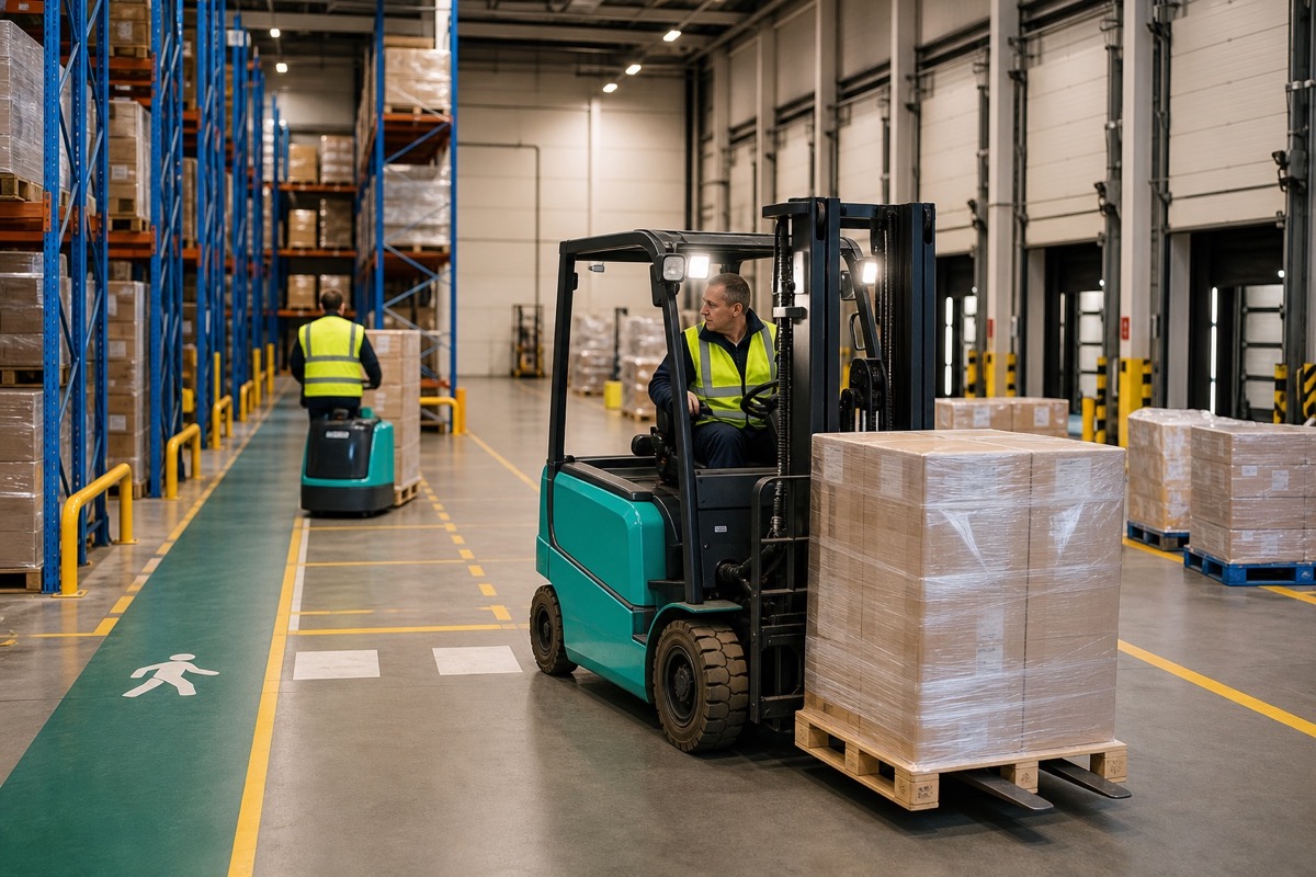 Forklift support insight for peak planning