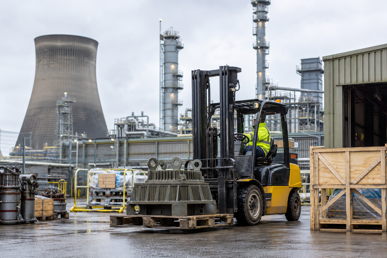Energy and power forklift support sector