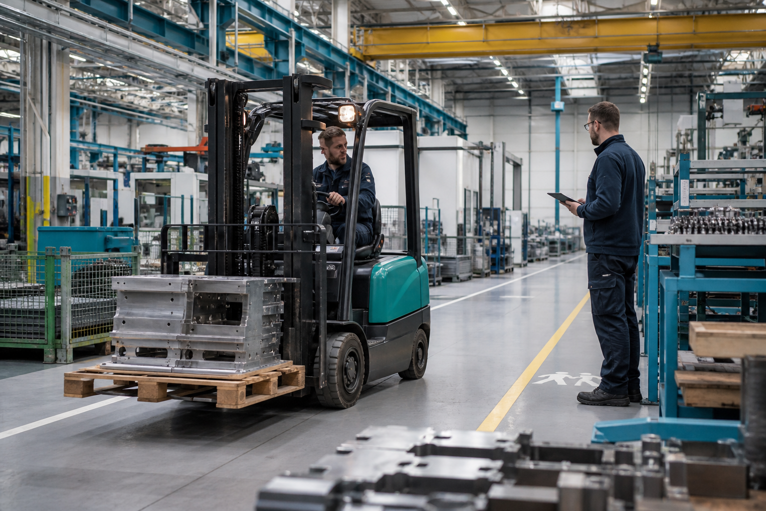 Forklift support insight for innovation